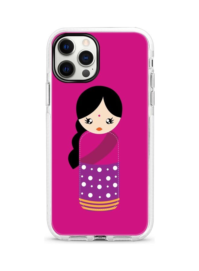 Stylizedd Indian Doll Printed Case For Apple iPhone 12 Pro/iPhone 12 Pink/Black/Purple - Image 1