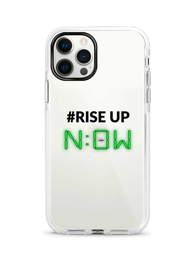 Stylizedd Rise Up Printed Case For Apple iPhone 12 Pro/iPhone 12 White/Green  - Image 1
