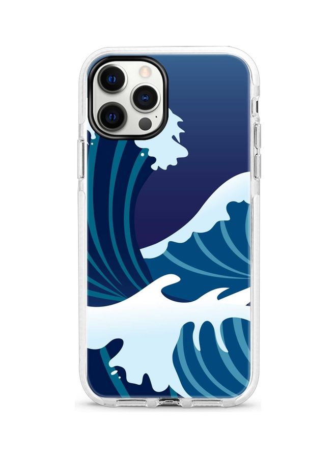 Stylizedd Protective Case Cover For Apple iPhone 12 Pro/iPhone 12 Japanese Sea - Image 1