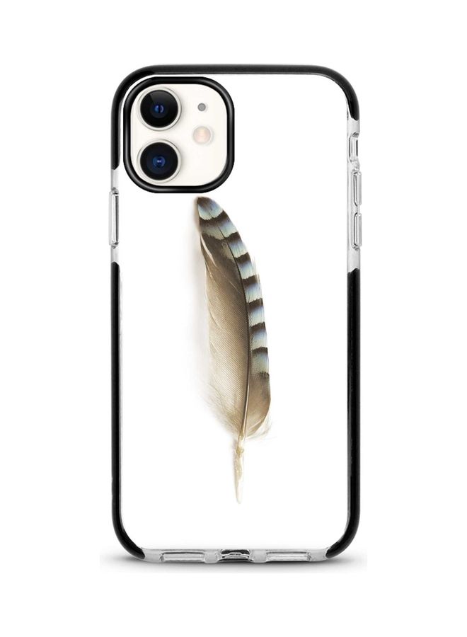 Stylizedd Protective Case Cover For Apple iPhone 12 Mini Lonely Feather - Image 1