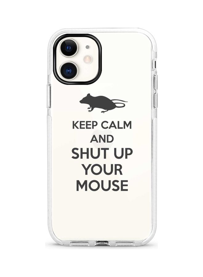 Stylizedd - Dual-Layer Protective Case Cover For Apple iPhone 12 Mini Shut Up Your Mouse - Image 1