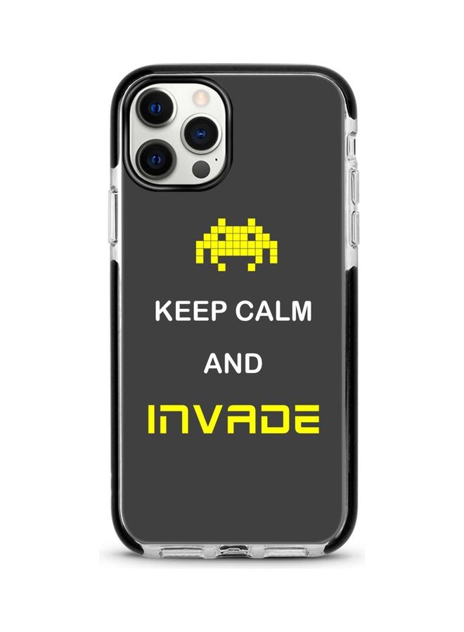 Stylizedd Protective Case Cover For Apple iPhone 12 Pro/iPhone 12 Keep Calm And Invade - Image 1