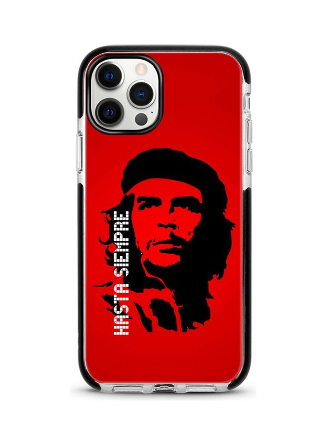 Stylizedd Hasta Sempre Printed Case For Apple iPhone 12 Pro/iPhone 12 Red/Black - Image 1