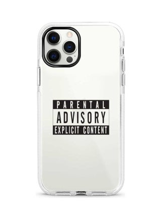Explicit Content Printed Case For Apple iPhone 12 Pro/iPhone 12 White/Black - v1603300756/N41333673A_1