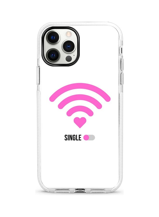 ستايلايزد غطاء حماية واقٍ لهاتف أبل آيفون 12 برو ماكس بتصميم واي فاي وفتاة عازبة - Image 1