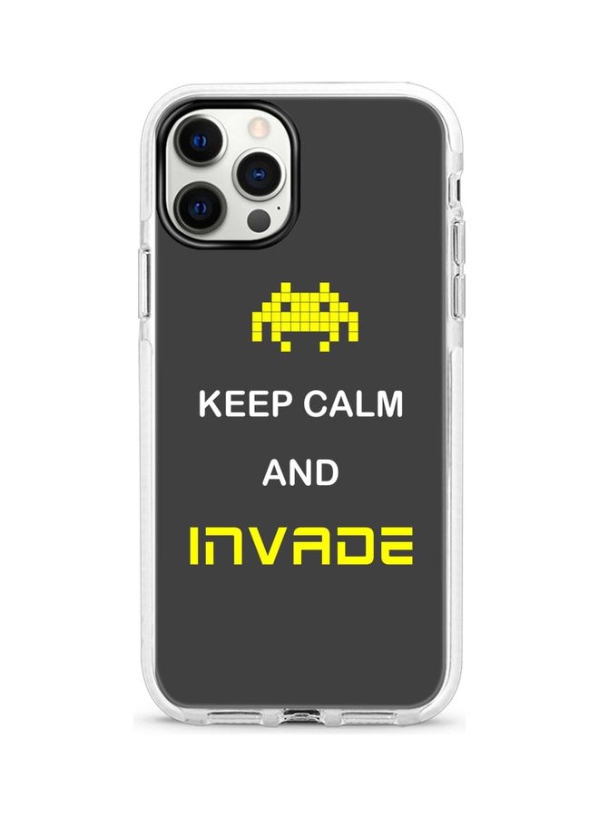Stylizedd Protective Case Cover For Apple iPhone 12 Pro/iPhone 12 Keep Calm And Invade - Image 1