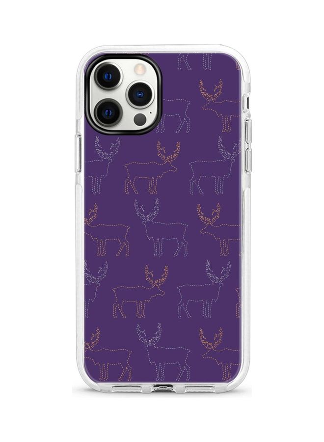 Stylizedd Impact Pro Series Case Cover For Apple iPhone 12 Pro Max Purple Moose - Image 1