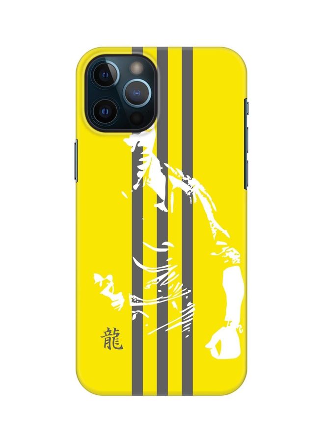 Stylizedd Fighter - Bruce Lee Printed Protective Case Cover Apple iPhone 12 Pro Fighter - Bruce Lee - Image 1
