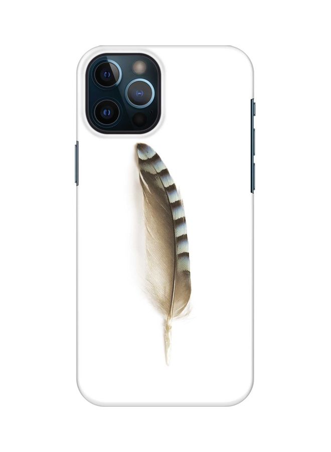 Stylizedd Protective Case Cover For Apple iPhone 12 Pro Max Lonely Feather - Image 1