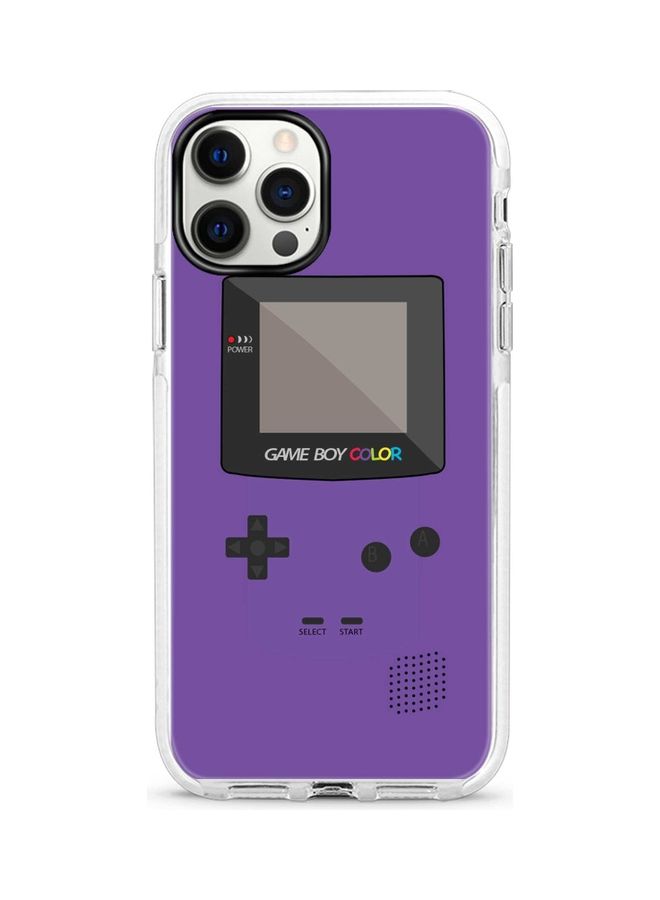 Stylizedd Protective Case Cover For Apple iPhone 12 Pro Max Gameboy Color - Purple Full Print - Image 1