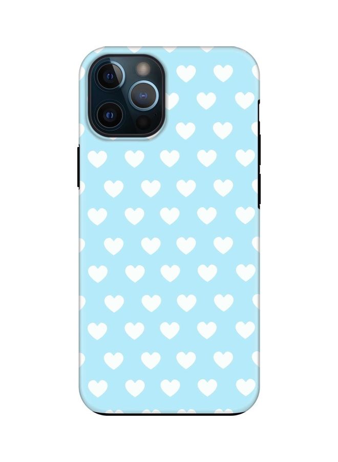 Stylizedd Baby Blue Hearts Printed Dual Layer Protective Case Cover For  Apple iPhone 12 Pro Baby Hearts - Image 1