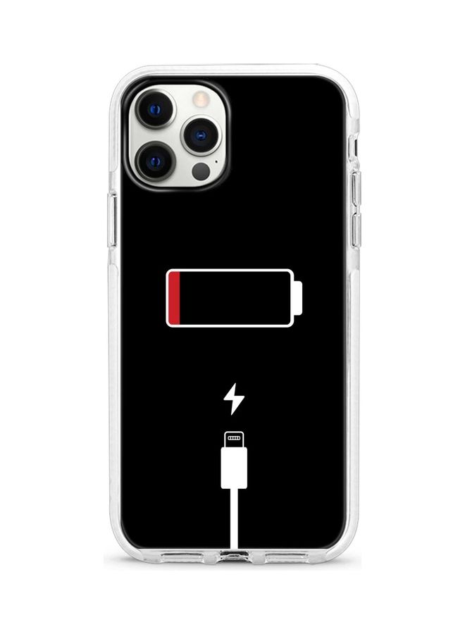 Stylizedd Impact Pro Series Case Cover For Apple iPhone 12 Pro Max Battery Empty - Image 1