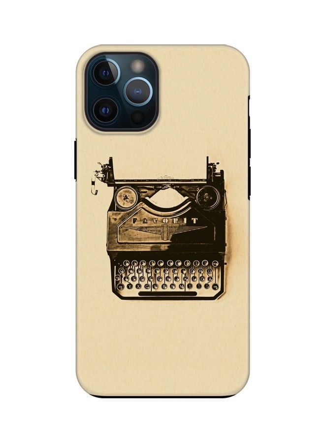 ستايلايزد غطاء حماية واقٍ لهاتف أبل آيفون 12 برو آلة كاتبة - Image 1