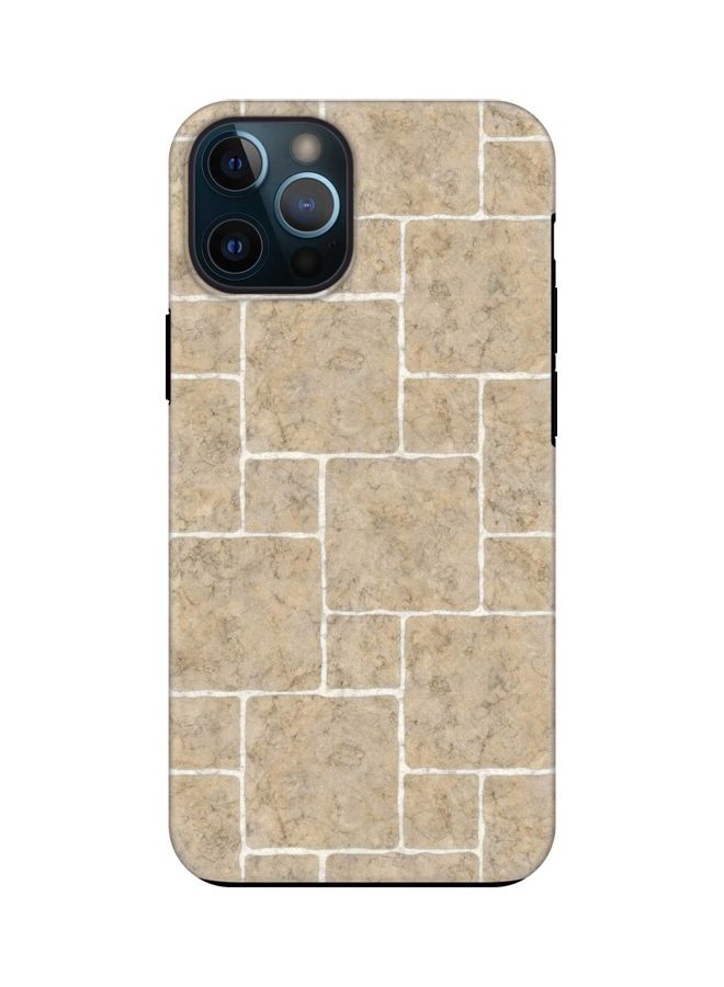 ستايلايزد غطاء حماية واقٍ لهاتف أبل آيفون 12 برو بلاط الحديقة - Image 1