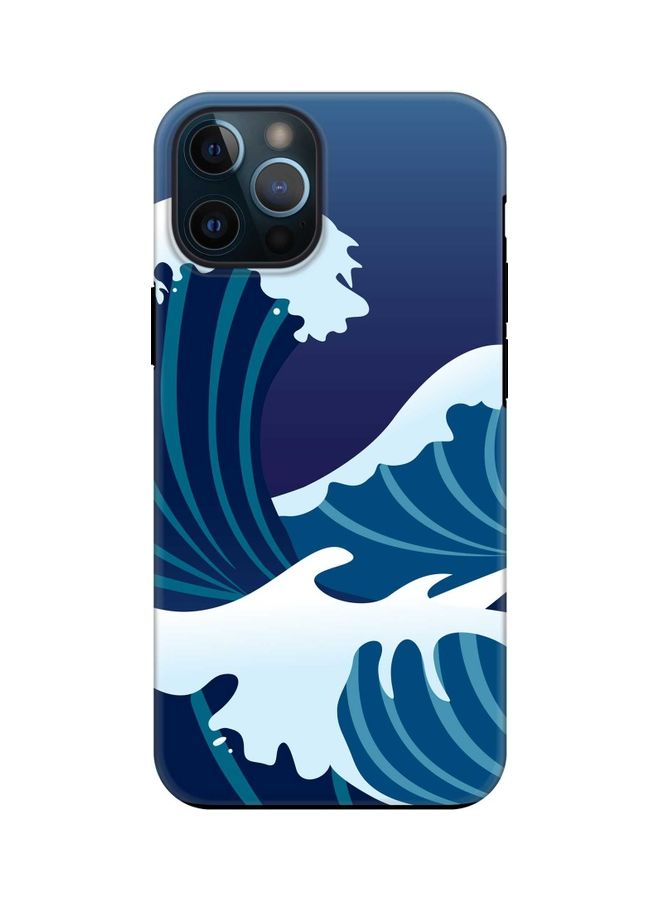 Stylizedd Protective Case Cover For Apple iPhone 12 Pro Max Japanese Sea - Image 1