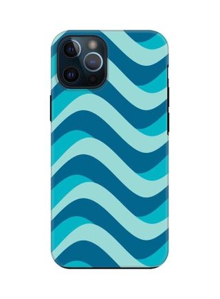 Protective Case Cover For Apple iPhone 12 Pro Max Curvy Blue - v1603304766/N41336663A_1