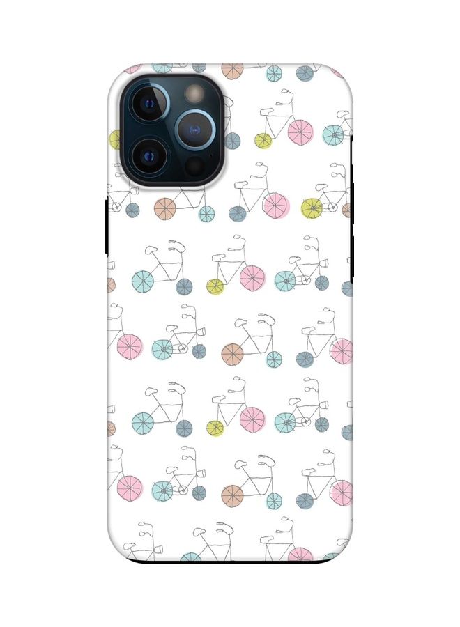 Stylizedd Cycle Sribbles Printed Dual-Layered Protective Case Cover For Apple iPhone 12 Pro Max Cycle Sribbles - Image 1