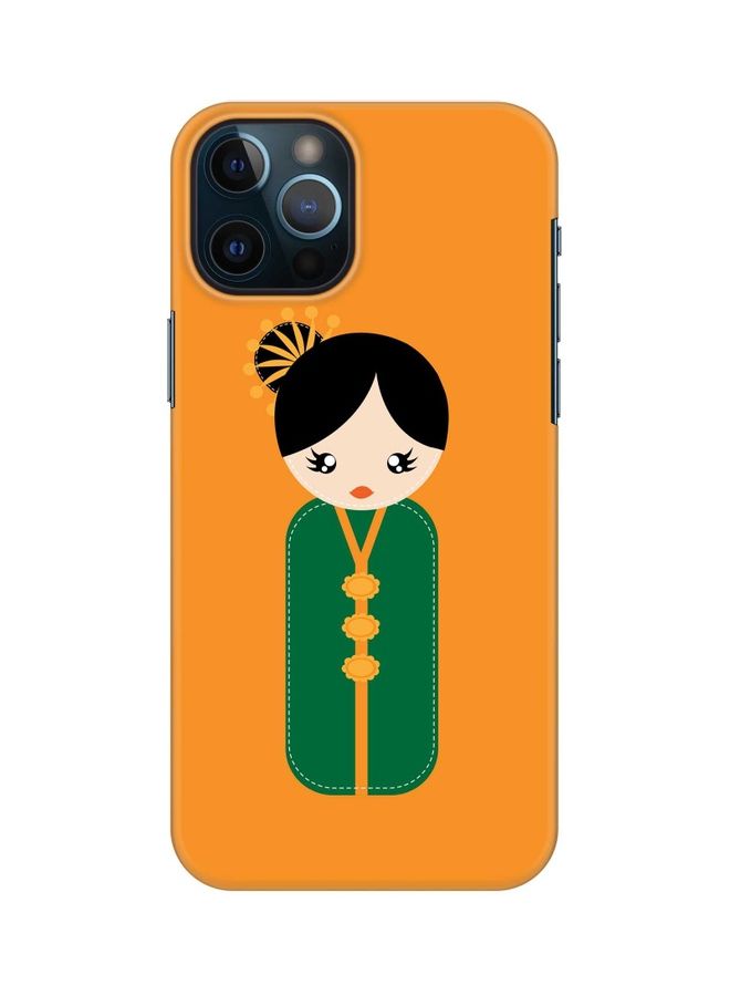 Stylizedd Japanese Doll Printed Slim Case Cover For Apple iPhone 12 Pro Japanese Doll - Image 1
