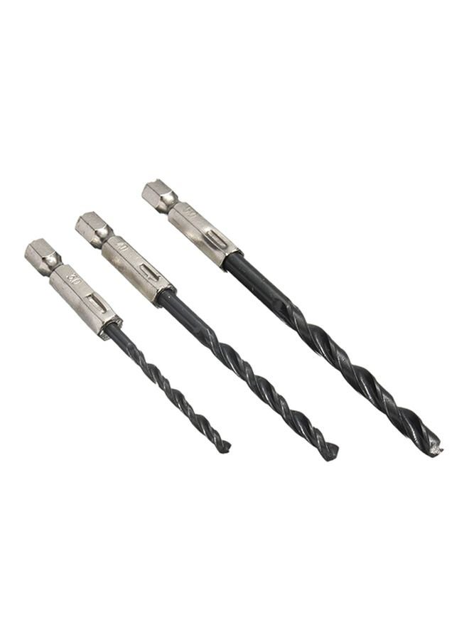 مجموعة مكونة من 15 ريشة مثقاب عالية السرعة أسود/ذهبي - Image 4