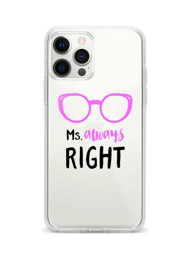 Stylizedd - Ms. Always RightPrinted Protective Case Cover For Apple iPhone 12 Pro Max Ms. Always Right - Image 1