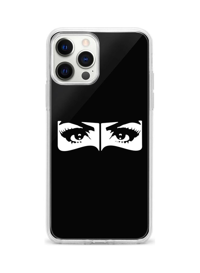 Stylizedd Naqabi Eyes Printed Protective Case Cover For Apple iPhone 12 Pro Black - Image 1