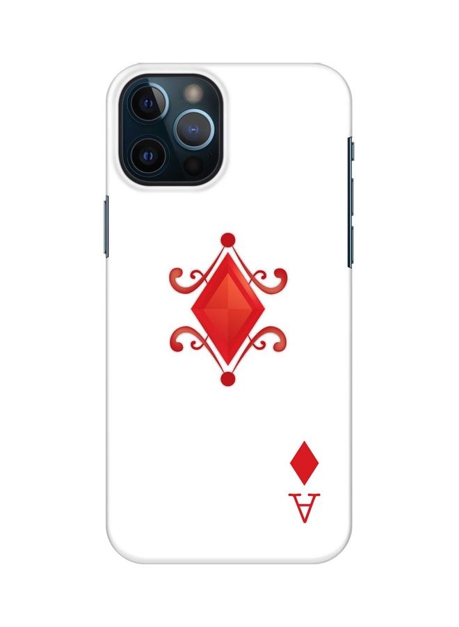 Stylizedd Ace Of Diamonds Printed Protective Case Cover Apple iPhone 12 Pro Ace Of Diamonds  - Image 1