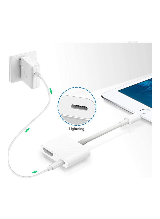 Trands - Lightning To Digital AV Adapter White - Image 1