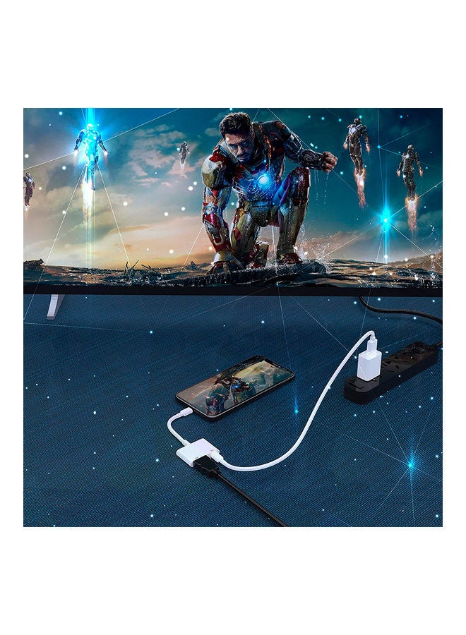 Trands - Lightning To Digital AV Adapter White - Image 1