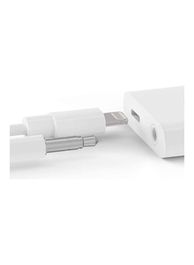 iends - Lightning To 3.5mm Headphone Jack Adapter White - Image 1