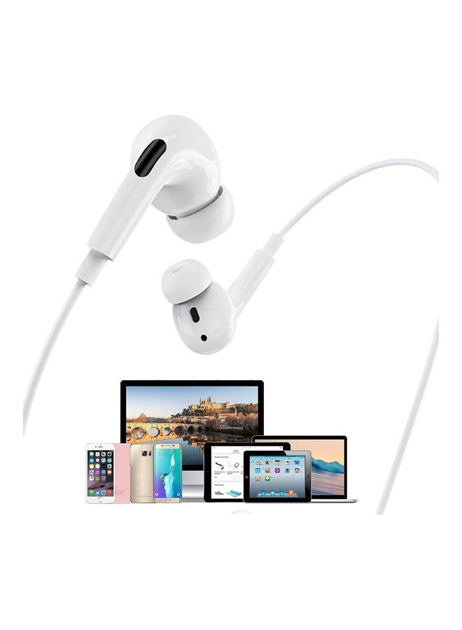 آيندز سماعة أذن داخلية سلكية بصوت ستيريو أبيض - Image 4