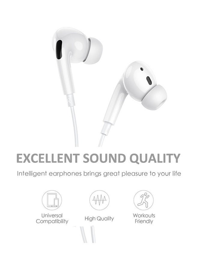 آيندز سماعة أذن داخلية سلكية بصوت ستيريو أبيض - Image 5