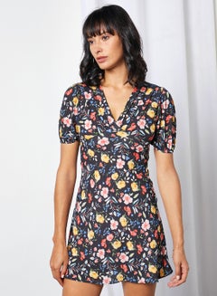 Floral Mini Dress Multicolour - v1603346190/N36170723V_2