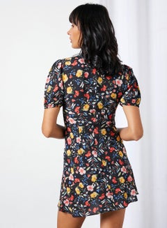 Floral Mini Dress Multicolour - v1603346190/N36170723V_4