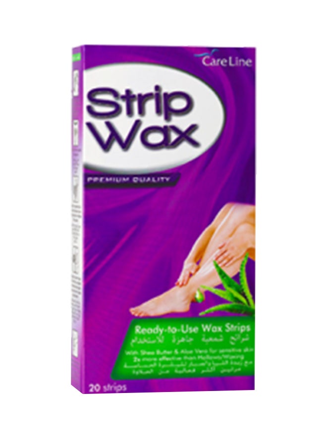 20-Piece Ready To Use Wax Strip