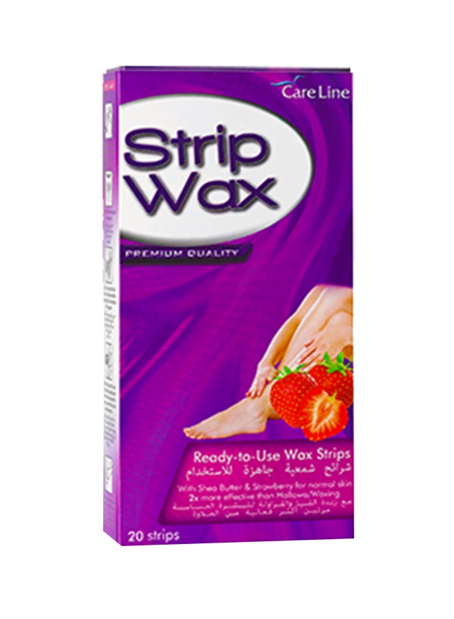 20-Piece Ready To Use Wax Strip