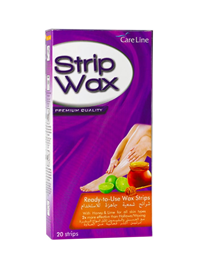 20-Piece Ready To Use Wax Strip