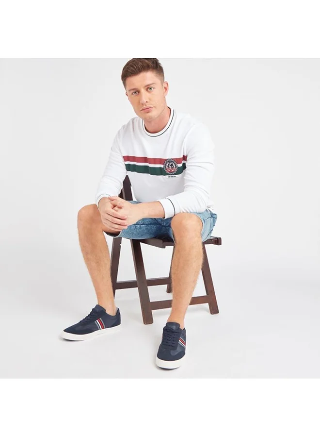 Lee Cooper Men's Glance Lace-Up Sneakers Navy Blue