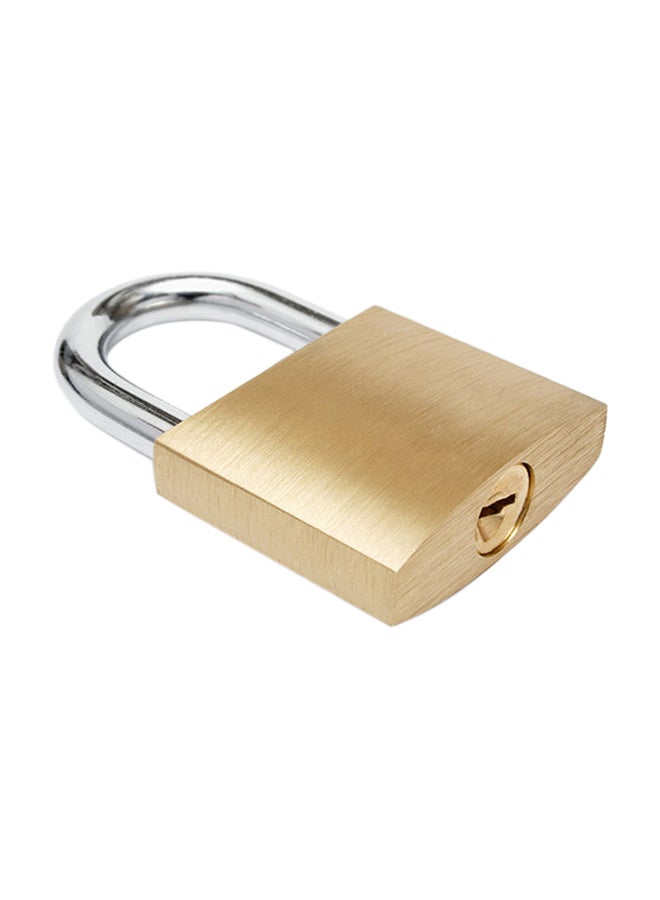 Padlock With 2 Keys Golden  - Image 2