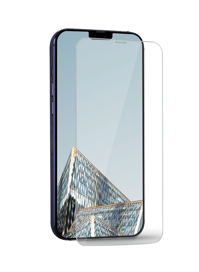 HYPHEN - Oleophobic Coated Tempered Glass - Case Friendly - Compatible With iPhone 12 mini -ultra strong-easy installation-finger print technology Clear - Image 1