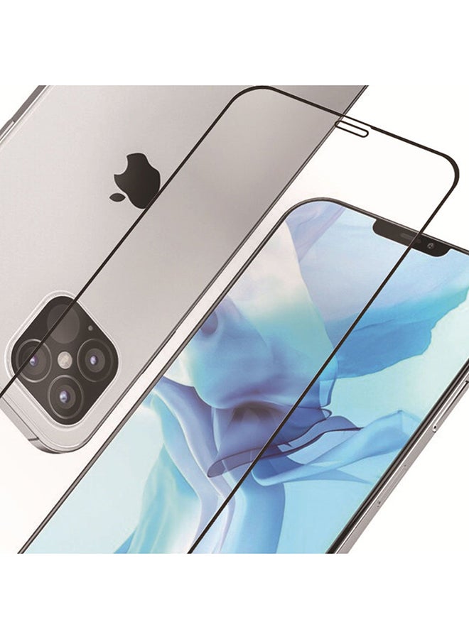 HYPHEN - Tempered Glass - Full Coverage -Compatible With iPhone12 mini -easy installation-anti fingerprint -ultra thin Clear - Image 1