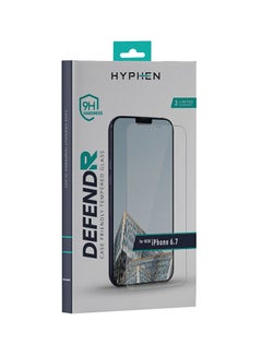 HYPHEN Oleophobic Coated Tempered Glass - Case Friendly - Compatible With iPhone 12Pro max -Ultra thin-anti Fingerprint-easy installation Clear  - Image 3