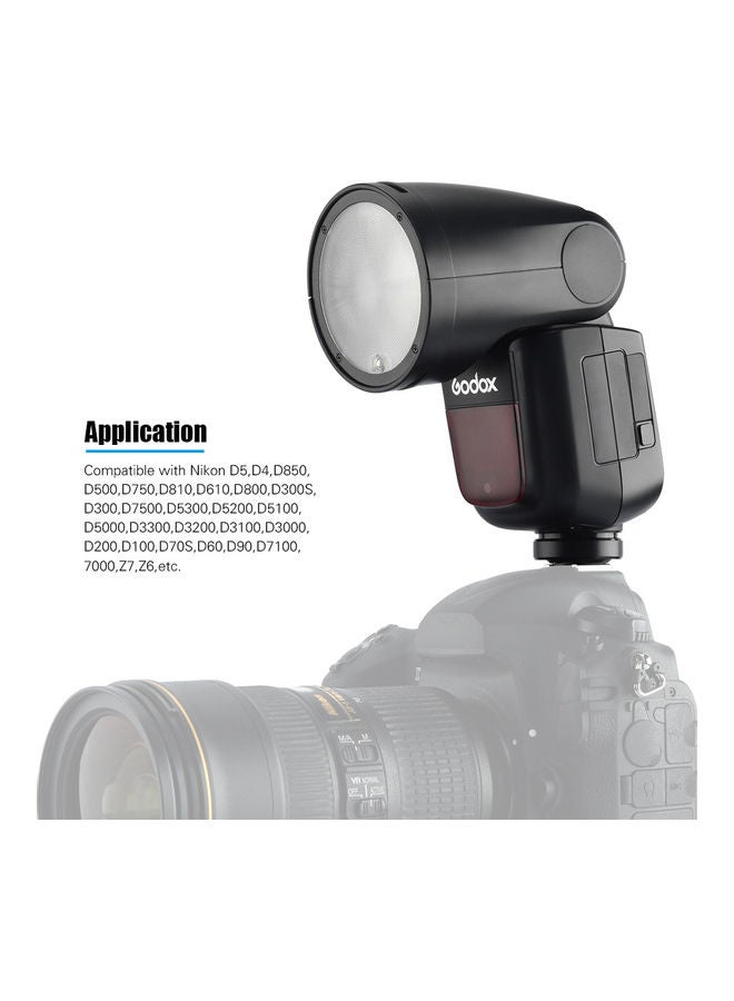 Godox - V1N Professional Camera Flash Speedlight - Image 1