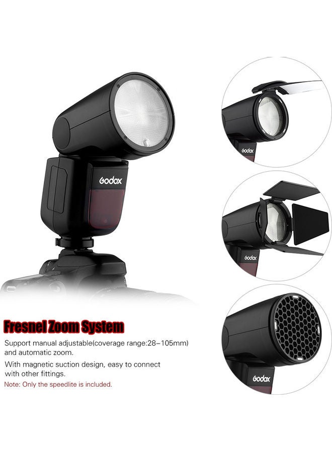 Godox - V1N Professional Camera Flash Speedlight - Image 1