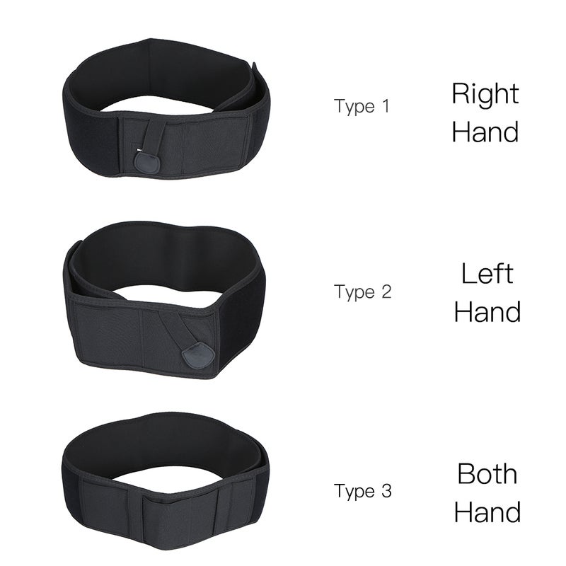 Multi-Functional Elastic Waist Belt With Invisible Concealed Pistol Carrying Pouch 19 x 3 x 17cm