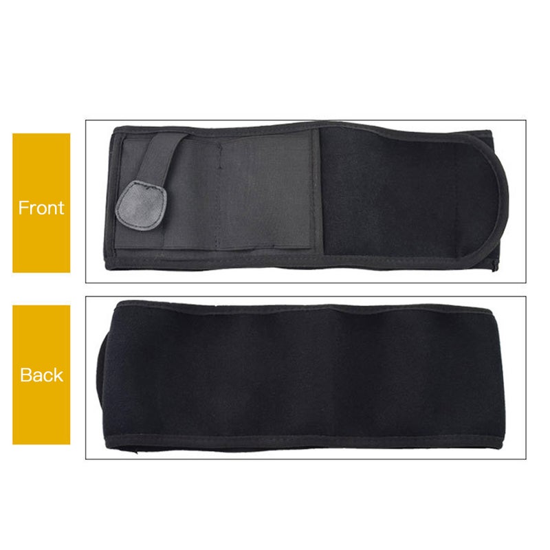 Multi-Functional Elastic Waist Belt With Invisible Concealed Pistol Carrying Pouch 19 x 3 x 17cm