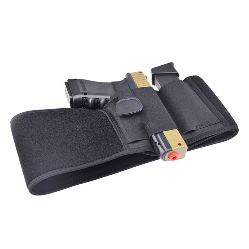 حزام خصر مطاطي متعدد الوظائف مع حقيبة حمل مخفية بتصميم مسدس مخفي 14.5 x 6.3 x 11سم - Image 4