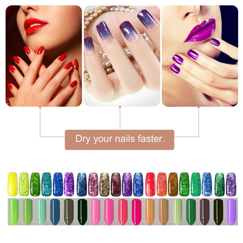 Generic 48W UV LED Lamp Sunlight Gel Dryer Machine Fingernails Toenails Curing Machine Nail Art Tool White  - Image 3