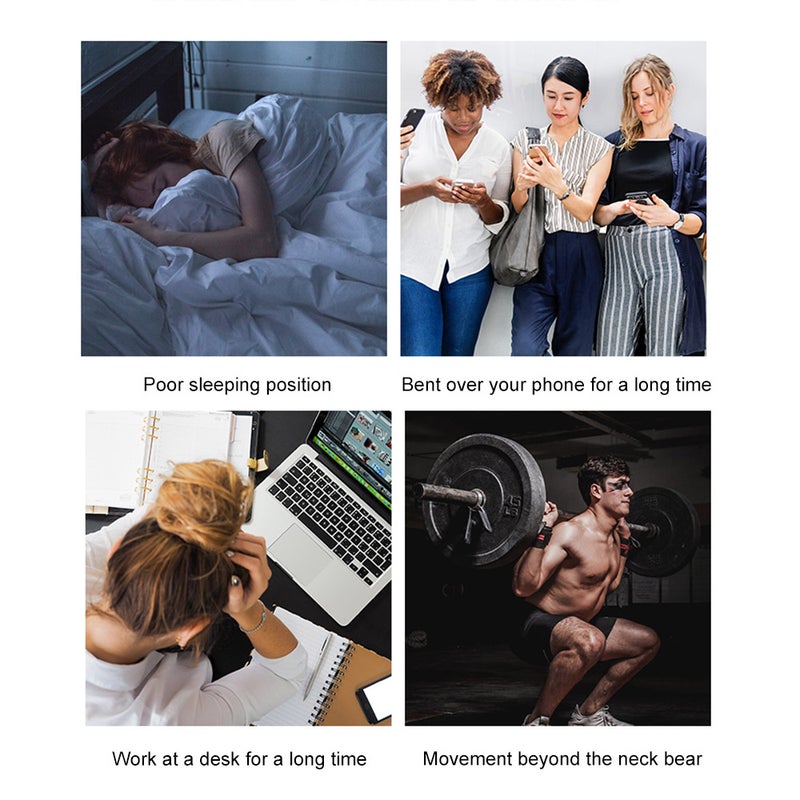 جهاز ذكي لتدليك الرقبة مزوّد بواقي لاسلكي. - Image 4