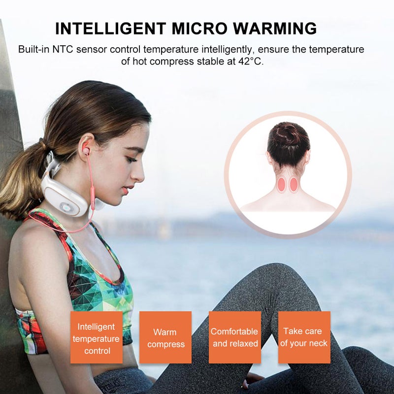 جهاز ذكي لتدليك الرقبة مزوّد بواقي لاسلكي. - Image 5