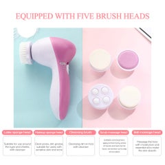 5-In-1 Facial Cleansing Brush Massager - v1603360834/N40675767A_7